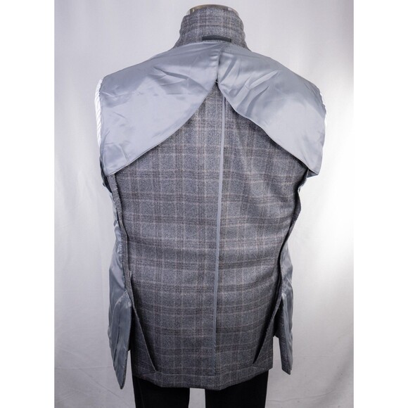Paul Betenly Men's Sport Coat Jacket Blazer Sz 42R Windowpane Wool 2-Button - Picture 12 of 12